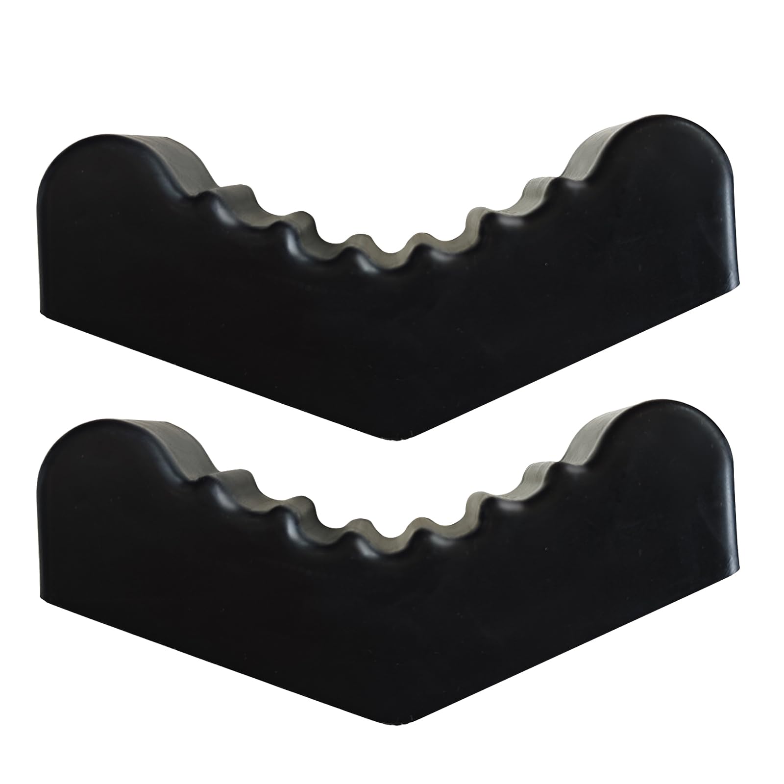 2 Stück Wagenheber Gummiauflage Unterstellbock Gummipuffer Gummiblock hebebühne Auto Zubehör KFZ Für Unterstellböcke 6T von AUTOXBERT