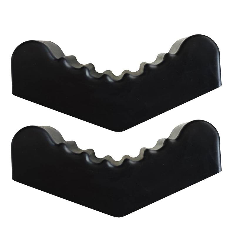 2 Stück Wagenheber Gummiauflage Unterstellbock Gummipuffer Gummiblock hebebühne Auto Zubehör KFZ Für Unterstellböcke 6T von AUTOXBERT