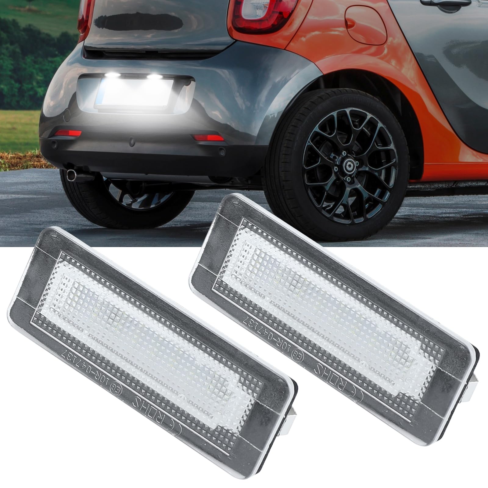 AUTOXBERT 2 x LED Kennzeichenbeleuchtung Für Mercedes Benz Smart Fortwo W451 W450 Direkter Ersatz ohne Fehler LED Nummernschildbeleuchtung AUTOXBERT 2 x LED Kennzeichenbeleuchtung Für Mercedes Benz Smart Fortwo W451 W450 Direkter Ersatz ohne Fehler LED Nummernschildbeleuchtung von AUTOXBERT