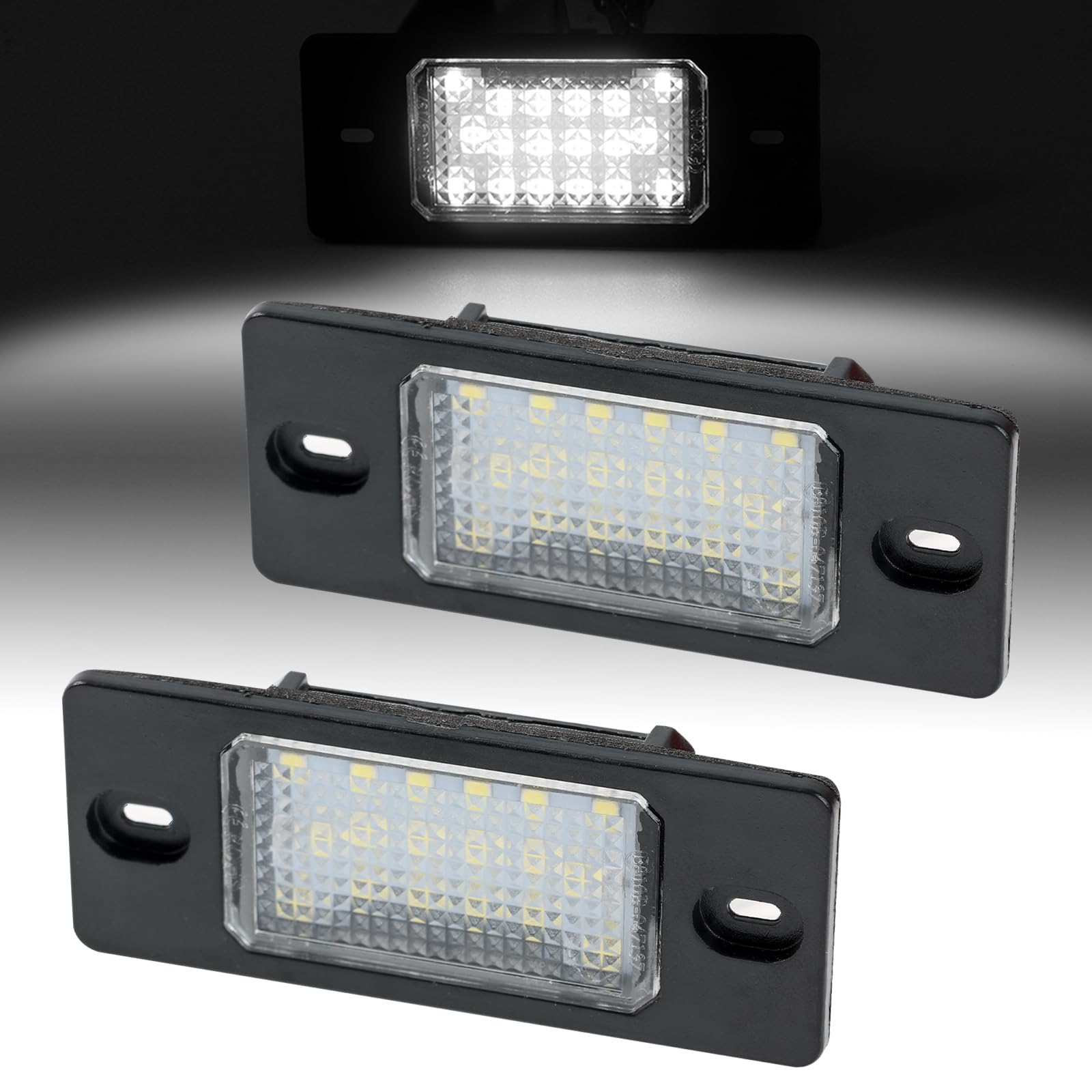 AUTOXBERT 2 x LED Kennzeichenbeleuchtung Für V-W GOLF 5 Passat 3bg Tiguan Touareg Bora, 6000K 18SMD Error Free Canbus Bright Weiß Lampen Leuchtmittel AUTOXBERT 2 x LED Kennzeichenbeleuchtung Für V-W GOLF 5 Passat 3bg Tiguan Touareg Bora, 6000K 18SMD Error Free Canbus Bright Weiß Lampen Leuchtmittel von AUTOXBERT