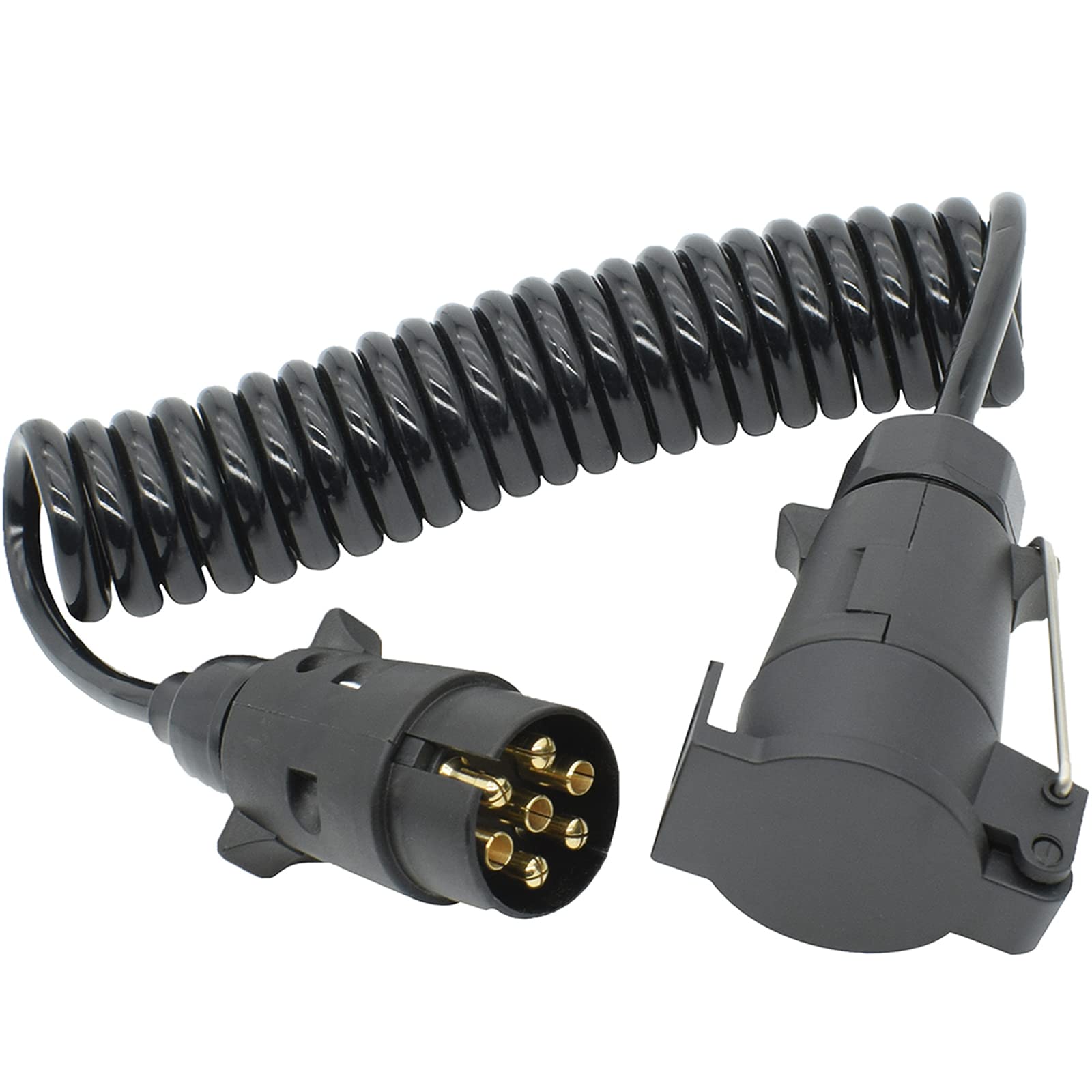 AUTOXBERT 7 poliges spiralkabel 3M Anhänger verlängerungskabel Anhängerkabel Verlängerungskabel Wohnwagen LKW Verlängerung Kabel Spiralkabel Anhängerkabel Adapter AUTOXBERT 7 poliges spiralkabel 3M Anhänger verlängerungskabel Anhängerkabel Verlängerungskabel Wohnwagen LKW Verlängerung Kabel Spiralkabel Anhängerkabel Adapter von AUTOXBERT