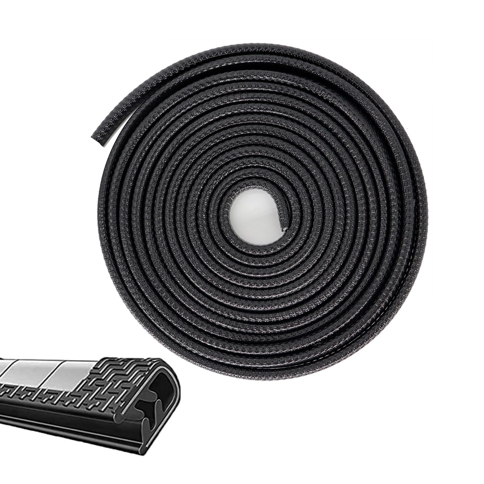 AUTOXBERT 5M Kantenschutz Autotür Türdichtung Auto Gummidichtung Türdichtungen Universal Dichtungsprofil EPDM Schalldämmung Kofferraumdichtung Kantenschutz für Autos Boote KFZ Innenraum von AUTOXBERT