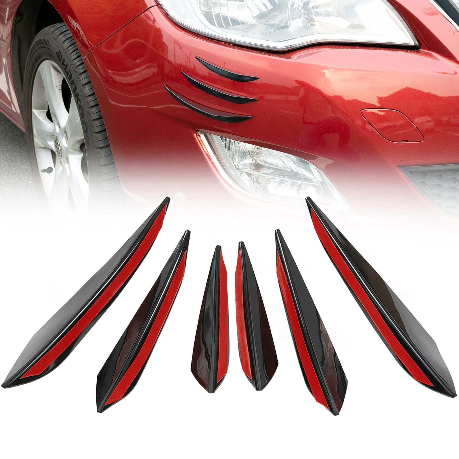 AUTOXBERT 6 Stück Frontspoiler Universal Auto Frontstoßstange Selbstklebend Spoiler Spoilerlippe Energieeinsparung Antikollision Antikratzer Windwiderstand Reduzierung Auto Tuning AUTOXBERT 6 Stück Frontspoiler Universal Auto Frontstoßstange Selbstklebend Spoiler Spoilerlippe Energieeinsparung Antikollision Antikratzer Windwiderstand Reduzierung Auto Tuning von AUTOXBERT