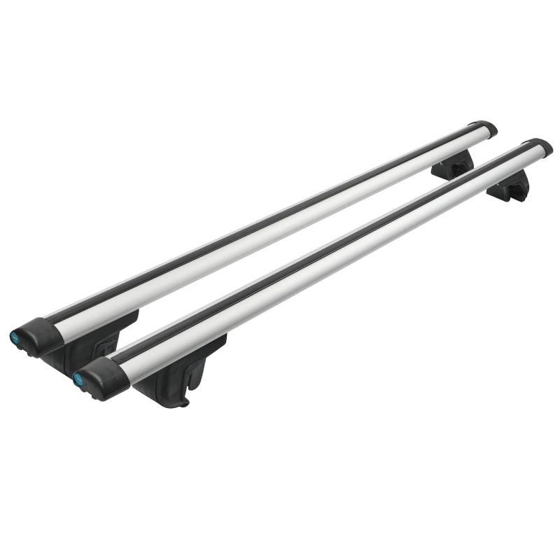 AUTOXBERT Dachträger für Offener Dachreling Auto Dachgepäckträger Universal Verstellbare Querträger mit Schlössern 140 cm Aluminium Relingträger bis 150kg für Fahrradträger Dachboxen Skihalter von AUTOXBERT