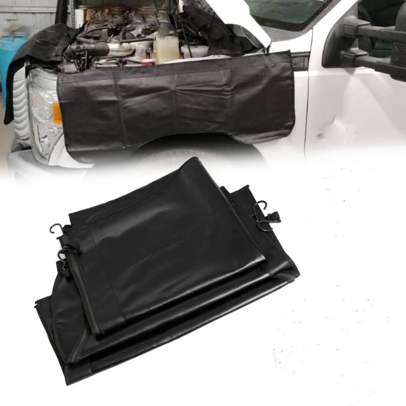Auto kotflügelschoner Universal Rutschfest Werkstatt Matte 3 Stück Magnetisch Kotflügel Matte Autoreparatur kotflügelschoner Werkstattschoner Schutzblech mit Haken kfz werkstatt ausstattung von AUTOXBERT