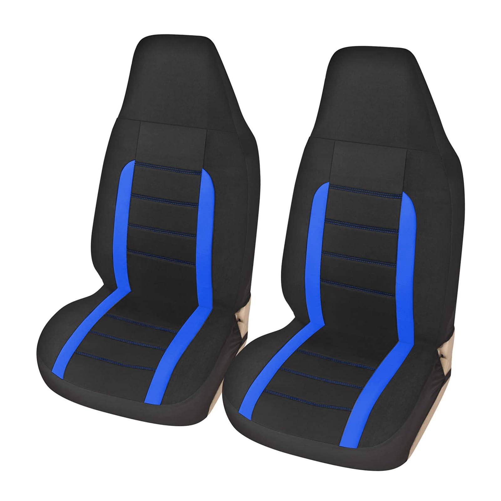 AUTOYOUTH Autositzbezüge Vordersitze Eimer Sitzbezüge Auto Einteiliger Autositzschoner Innenraum Universal Fit Auto Sitzbezüge Autositzauflage für Autositz Zubehör, Blau AUTOYOUTH Autositzbezüge Vordersitze Eimer Sitzbezüge Auto Einteiliger Autositzschoner Innenraum Universal Fit Auto Sitzbezüge Autositzauflage für Autositz Zubehör, Blau von AUTOYOUTH