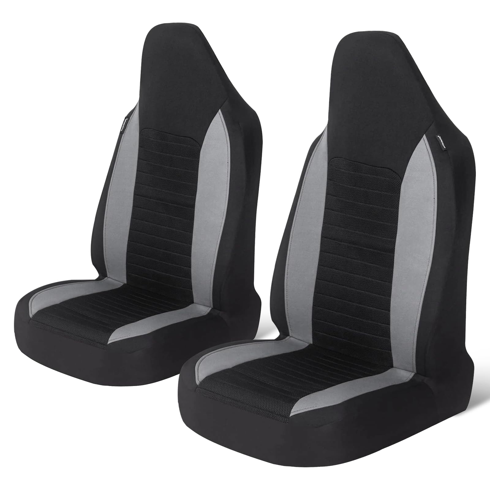 AUTOYOUTH Autositzbezüge Vordersitze Autositzschoner für Hund Kinder Sport Arbeit Werkstatt usw. Bucket-Typ integrierte Autositzschoner Auto Sitzbezüge mit Airbag Universal Kfz Sitzauflage Auto, Grau AUTOYOUTH Autositzbezüge Vordersitze Autositzschoner für Hund Kinder Sport Arbeit Werkstatt usw. Bucket-Typ integrierte Autositzschoner Auto Sitzbezüge mit Airbag Universal Kfz Sitzauflage Auto, Grau von AUTOYOUTH