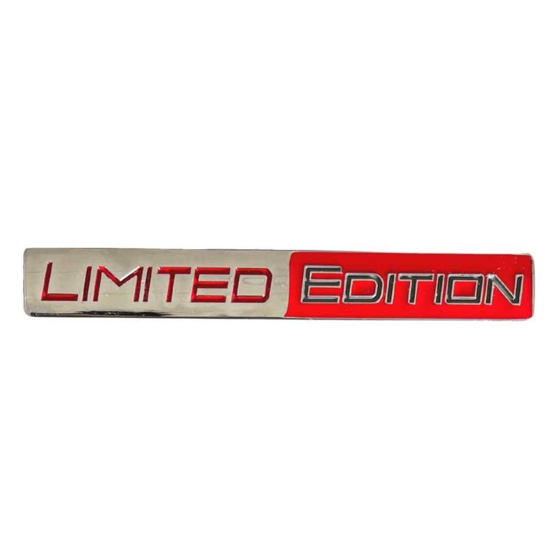 AUTOZOCO Aufkleber aus Metall, Limited Edition (Rot) von AUTOZOCO