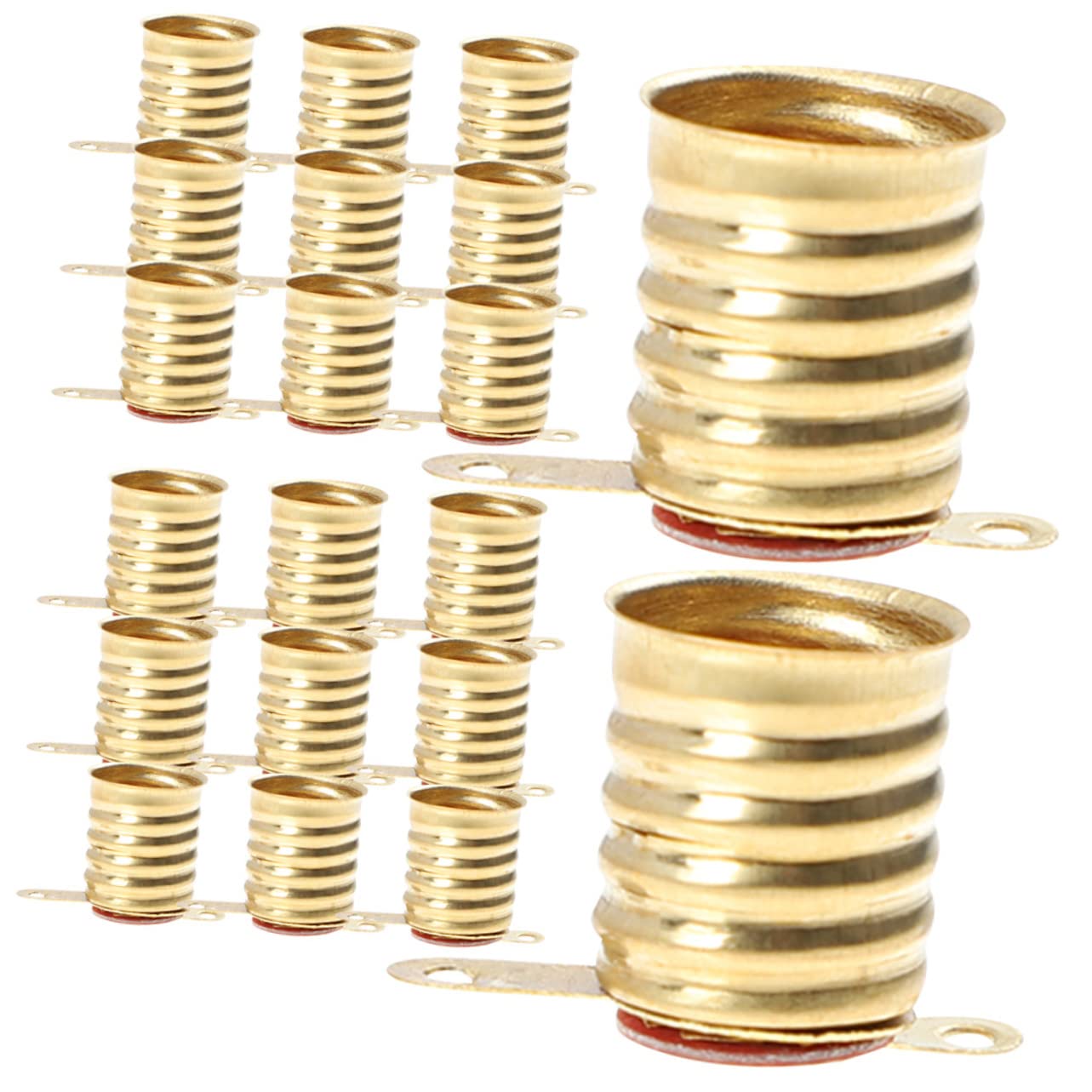 AUTSUPPL 20 Stück Mini LED Lampenfassung E10 Lampenfassung Für DIY Projekte Lichterketten Und Modellbau Hochwertige E10 Fassungen Ideal Für Verschiedene Lampenschirme AUTSUPPL 20 Stück Mini LED Lampenfassung E10 Lampenfassung Für DIY Projekte Lichterketten Und Modellbau Hochwertige E10 Fassungen Ideal Für Verschiedene Lampenschirme von AUTSUPPL