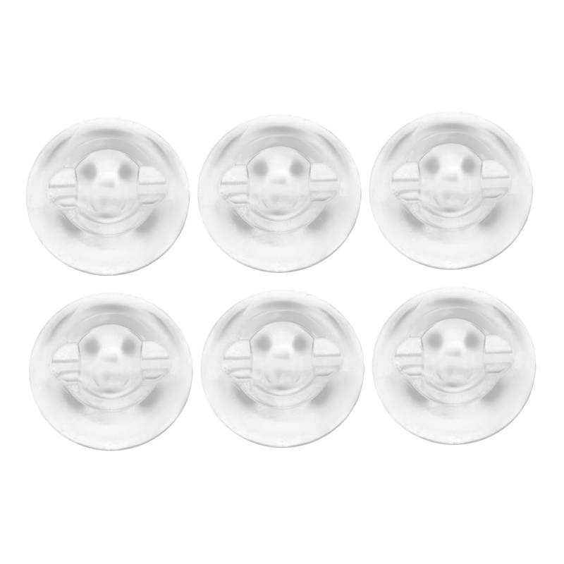 AUTSUPPL 6Stücke Selbstklebende Türgriffstopper Ruhiger Wandschutz für Möbel Transparent Stoßdämpfer zur Geräuschreduzierung Wiederverwendbar und Einfach zu Installieren von AUTSUPPL