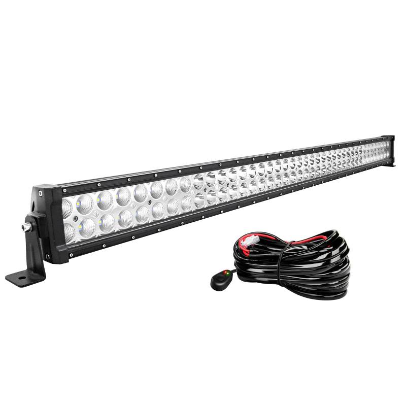 AUXTINGS 106,7cm 240W LED Light Bar Flood Spot für Offroad Flutlicht Spotlight 6000K Wasserdicht IP67 Arbeitslicht 12V 24V von AUXTINGS