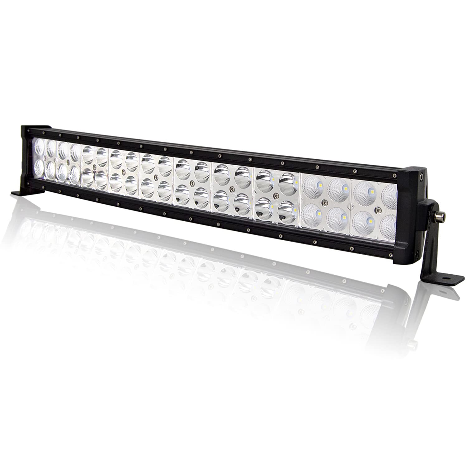 AUXTINGS 22 Zoll 120W gebogene schlanke LED-Lichtleiste Flutpunkt Combo Arbeitslicht Fahrlichter Nebelscheinwerfer Offroad-Beleuchtung für SUV Ute ATV Truck 4x4 Boot AUXTINGS 22 Zoll 120W gebogene schlanke LED-Lichtleiste Flutpunkt Combo Arbeitslicht Fahrlichter Nebelscheinwerfer Offroad-Beleuchtung für SUV Ute ATV Truck 4x4 Boot von AUXTINGS