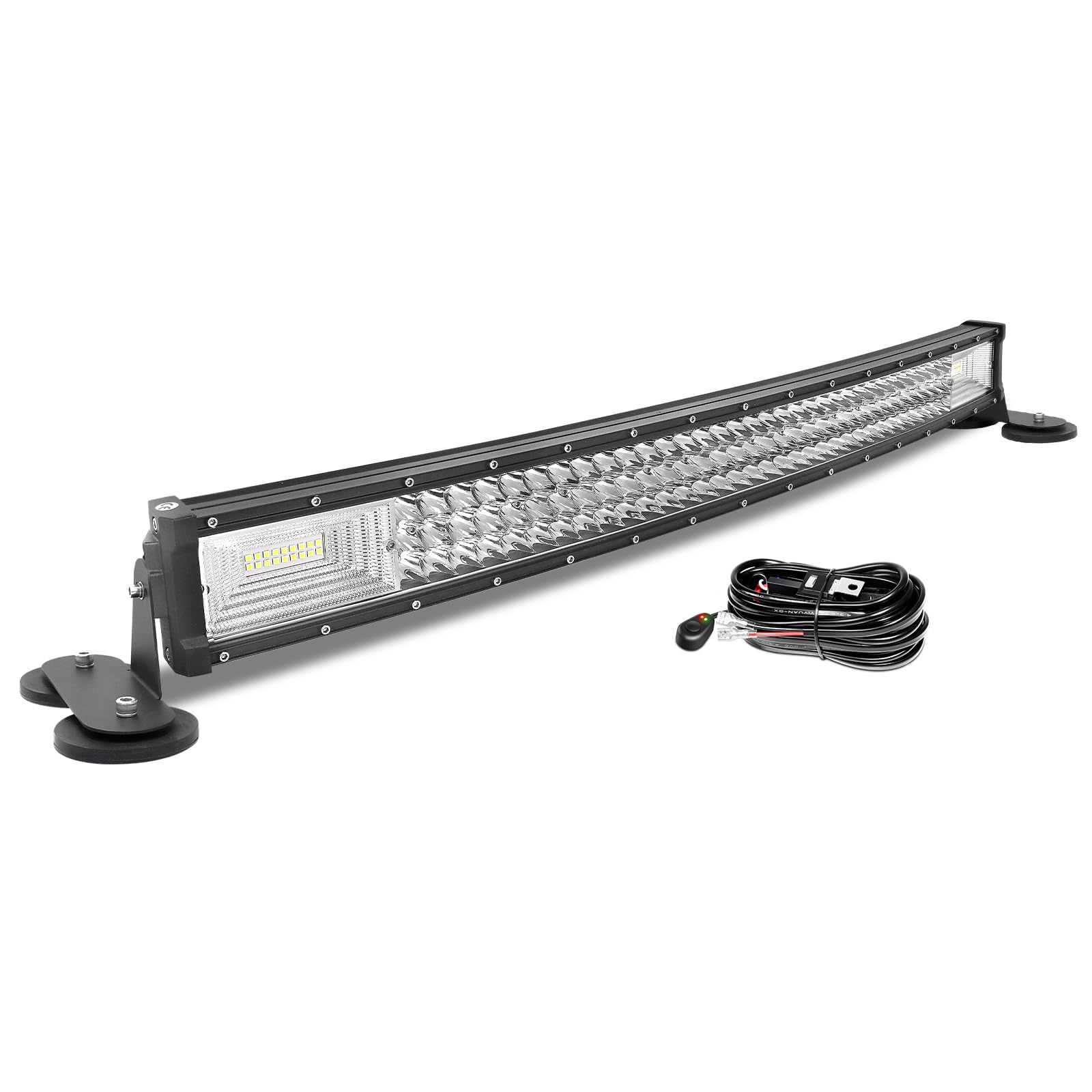 AUXTINGS 82 cm LED Lichtleiste 405W Gebogen Zusatzscheinwerfer Flutlicht Spot LED Arbeitsleuchte mit magnetische Unterstützung 12V Kabelbaum Kit für Pickup Offroad Traktor 4X4 ATV Bootsanhänger,IP67 AUXTINGS 82 cm LED Lichtleiste 405W Gebogen Zusatzscheinwerfer Flutlicht Spot LED Arbeitsleuchte mit magnetische Unterstützung 12V Kabelbaum Kit für Pickup Offroad Traktor 4X4 ATV Bootsanhänger,IP67 von AUXTINGS