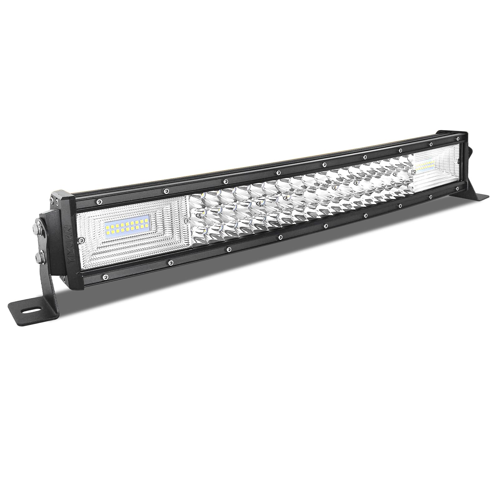 AUXTINGS LED Scheinwerfer mit 3 Reihen 56,8 cm 270W LED Arbeitstauchlampen gebogen für Geländewagen ATV AWD SUV 4x4 Pickup, 12V 24V DT-Anschluss wasserdicht AUXTINGS LED Scheinwerfer mit 3 Reihen 56,8 cm 270W LED Arbeitstauchlampen gebogen für Geländewagen ATV AWD SUV 4x4 Pickup, 12V 24V DT-Anschluss wasserdicht von AUXTINGS
