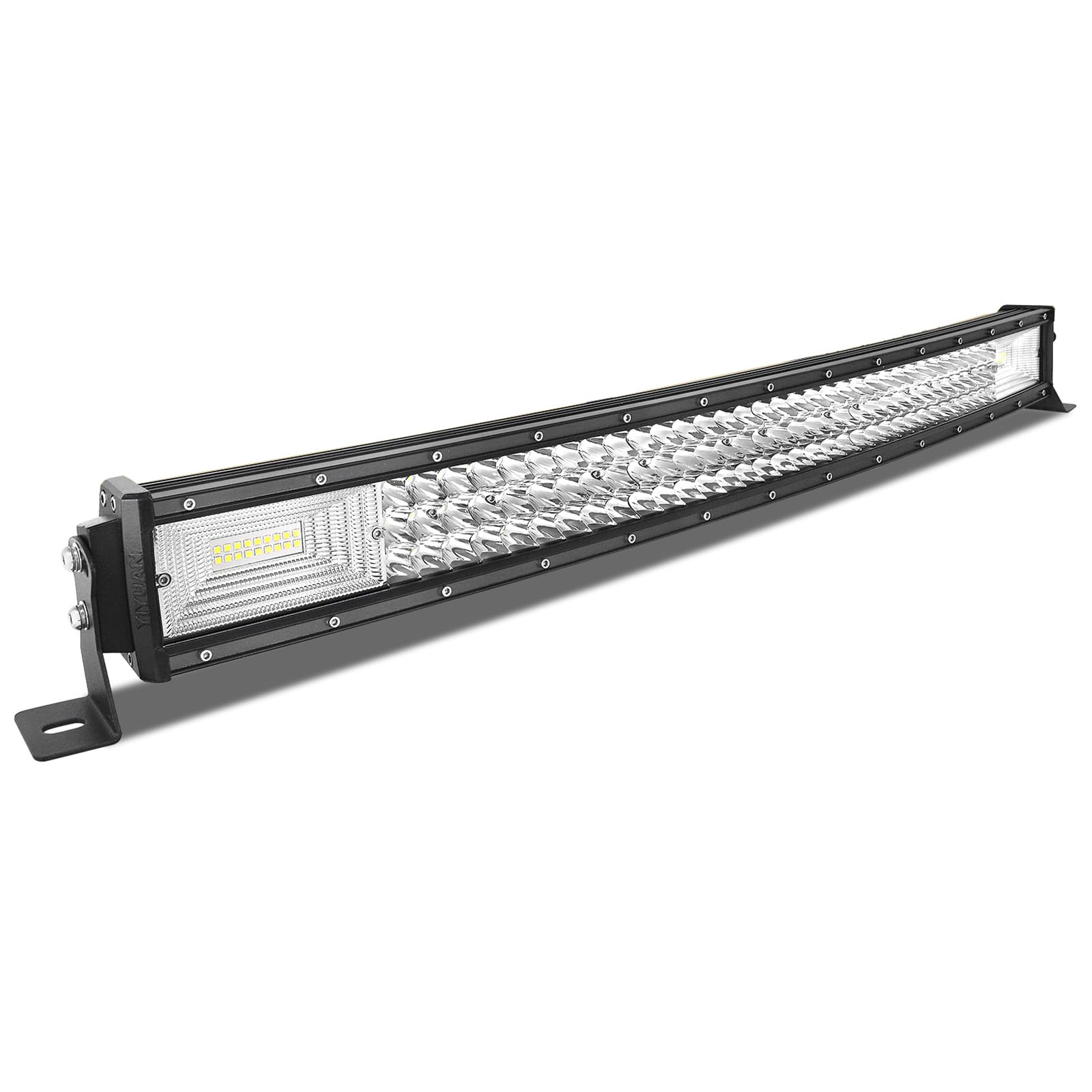 AUXTINGS LED Scheinwerfer mit 3 Reihen 82 cm 405W LED Arbeitstauchlampen gebogen für Geländewagen ATV AWD SUV 4x4 Pickup, 12V 24V DT-Anschluss wasserdicht AUXTINGS LED Scheinwerfer mit 3 Reihen 82 cm 405W LED Arbeitstauchlampen gebogen für Geländewagen ATV AWD SUV 4x4 Pickup, 12V 24V DT-Anschluss wasserdicht von AUXTINGS