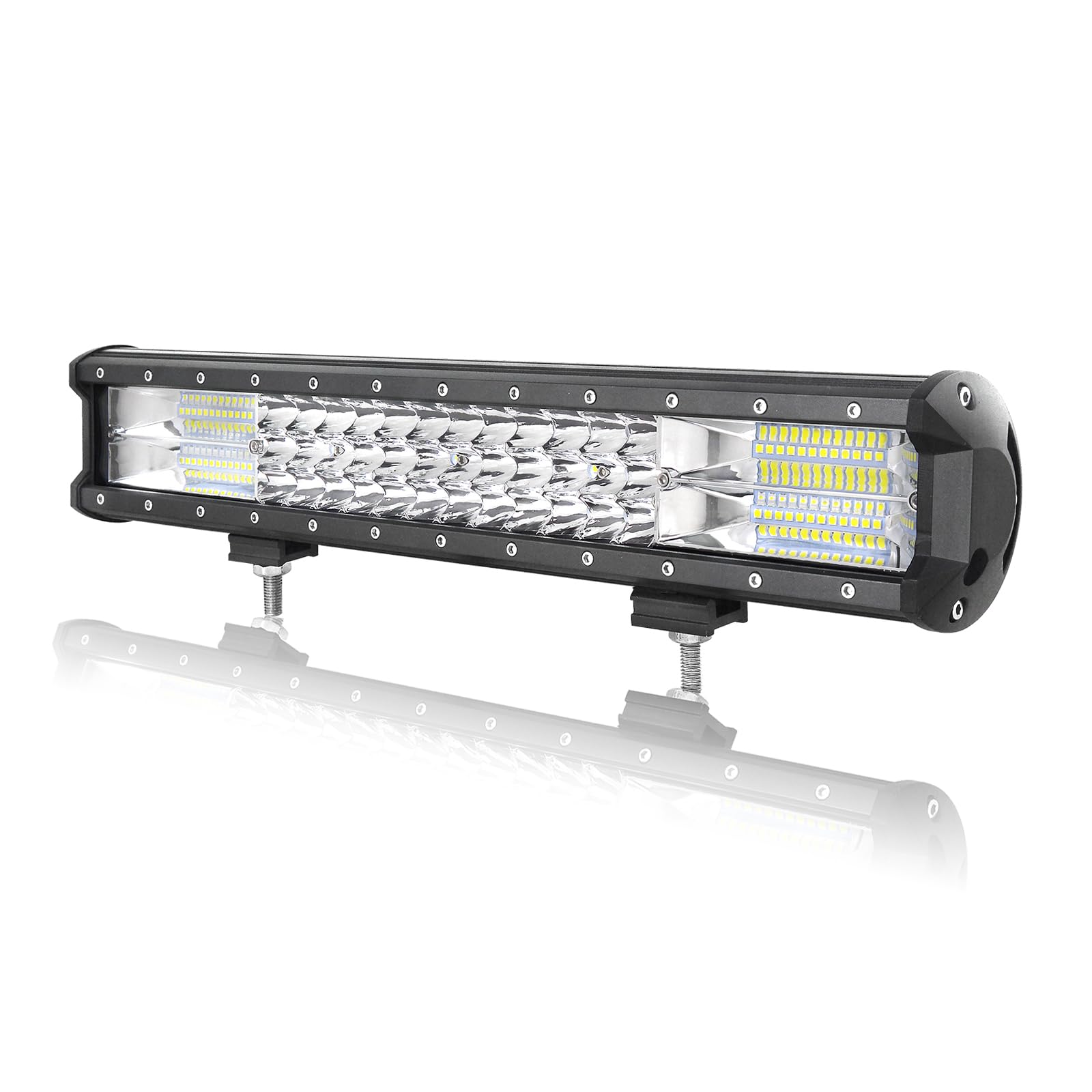 AUXTINGS 18 Zoll 252W dreireihiger LED Arbeitslicht Bar Autoscheinwerfer Offroad Flutlicht Scheinwerfer 6000K imprägniern IP67 Arbeits-Licht 12V 24V AUXTINGS 18 Zoll 252W dreireihiger LED Arbeitslicht Bar Autoscheinwerfer Offroad Flutlicht Scheinwerfer 6000K imprägniern IP67 Arbeits-Licht 12V 24V von AUXTINGS