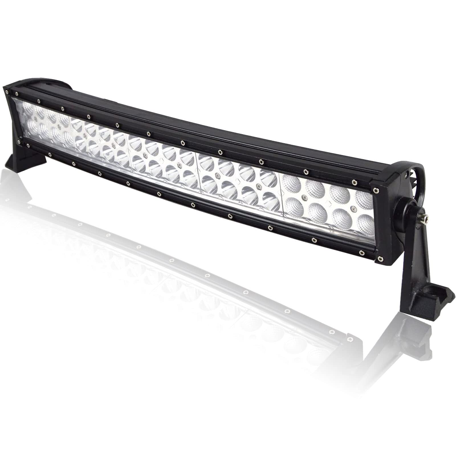 AUXTINGS 55,9 cm 120W gebogen LED Light Bar Flood Spot Flutlicht Spotlight Offroad SUV UTE ATV Truck Fahren von AUXTINGS