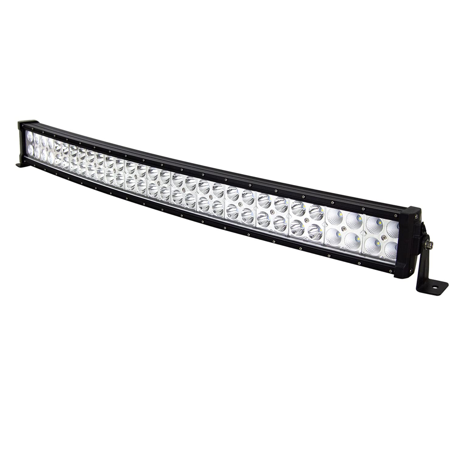 AUXTINGS 82 cm 180W Nebelscheinwerfer Gebogene LED Lichtleiste Flutlicht und Strahler für Geländewagen LKW SUV Allradantrieb,12V 24V von AUXTINGS