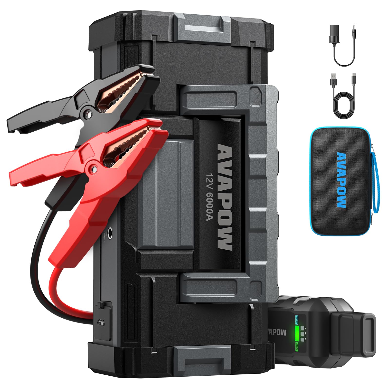 AVAPOW Starthilfe Jump Box, Autozubehör Powerbank von AVAPOW