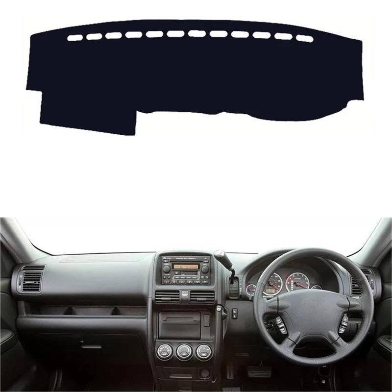 Dashboard Sonnenschirm Matte Für CR-V Für CRV 2002 2003 2004 2005 2006 Limousine LHD RHD Auto Innere Dashboard Abdeckung Dash Matte Teppich Cape Kissen(Gelb) von AVFORA