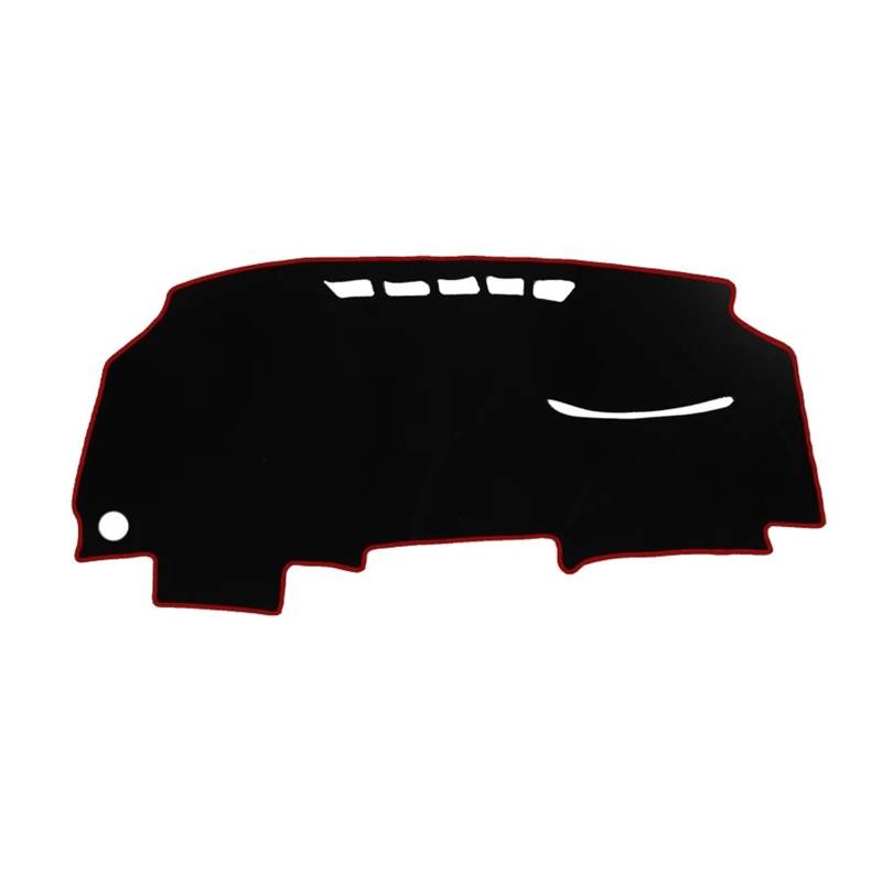 Dashboard Sonnenschirm Matte Für Civic 2006 2007 2008 2009 2010 Auto Armaturenbrett Abdeckung Vermeiden Licht Pad Instrument Plattform Abdeckung Matte Teppich(Red Side RHD) von AVFORA