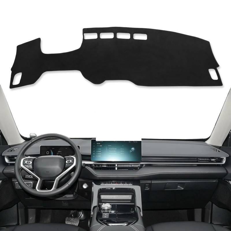 Dashboard Sonnenschirm Matte Für Haval H6 2021 2022 2023 GT H6S Für PHEV Auto Dashboard Mat Dash Pad Dashmat Sonnenschirm Schutz Teppich(LHD Logo HUD) von AVFORA