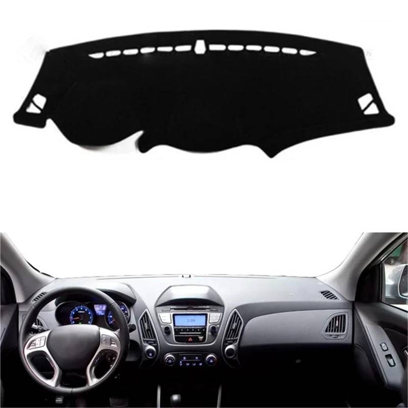 Dashboard Sonnenschirm Matte Für Hyundai Für Ix35 Für Tucson 2010 2011 2012 2013 2014 2015 Auto Dashboard Abdeckung Dash Mat Dashmat Pad Anti-Slip Teppich Anti-UV von AVFORA