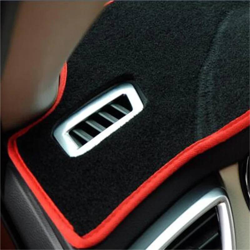 Dashboard Sonnenschirm Matte Für Kia Für Cerato Für Forte K3 2013-2015 2016 2017 2018 Auto Dashboard Abdeckung Dash Mat Dash Pad DashMat Teppich Anti-Uv Nicht-Slip(Rot) von AVFORA