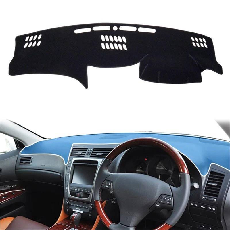 Dashboard Sonnenschirm Matte Für Lexus GS 2006 2007 2008 2009 2010 2011 GS300 GS430 GS450h GS350 GS460 Dashboard Abdeckung Pad Dash Mat Dashmat Sonnenschirm Schutz Teppich(Left Rudder) von AVFORA