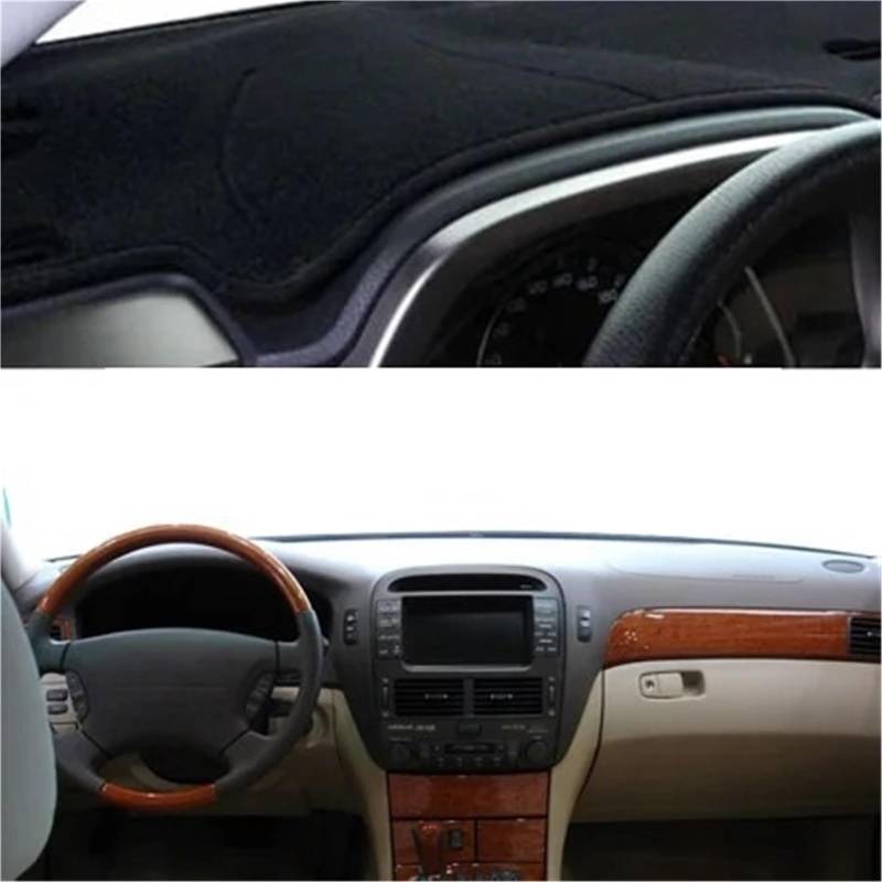Dashboard Sonnenschirm Matte Für Lexus LS430 2002 2003 2004 2005 Auto Dashboard Abdeckung Dashboard Matte Pad Teppich Dashmat Sonnenschutz Pad Automobil(Blau) von AVFORA