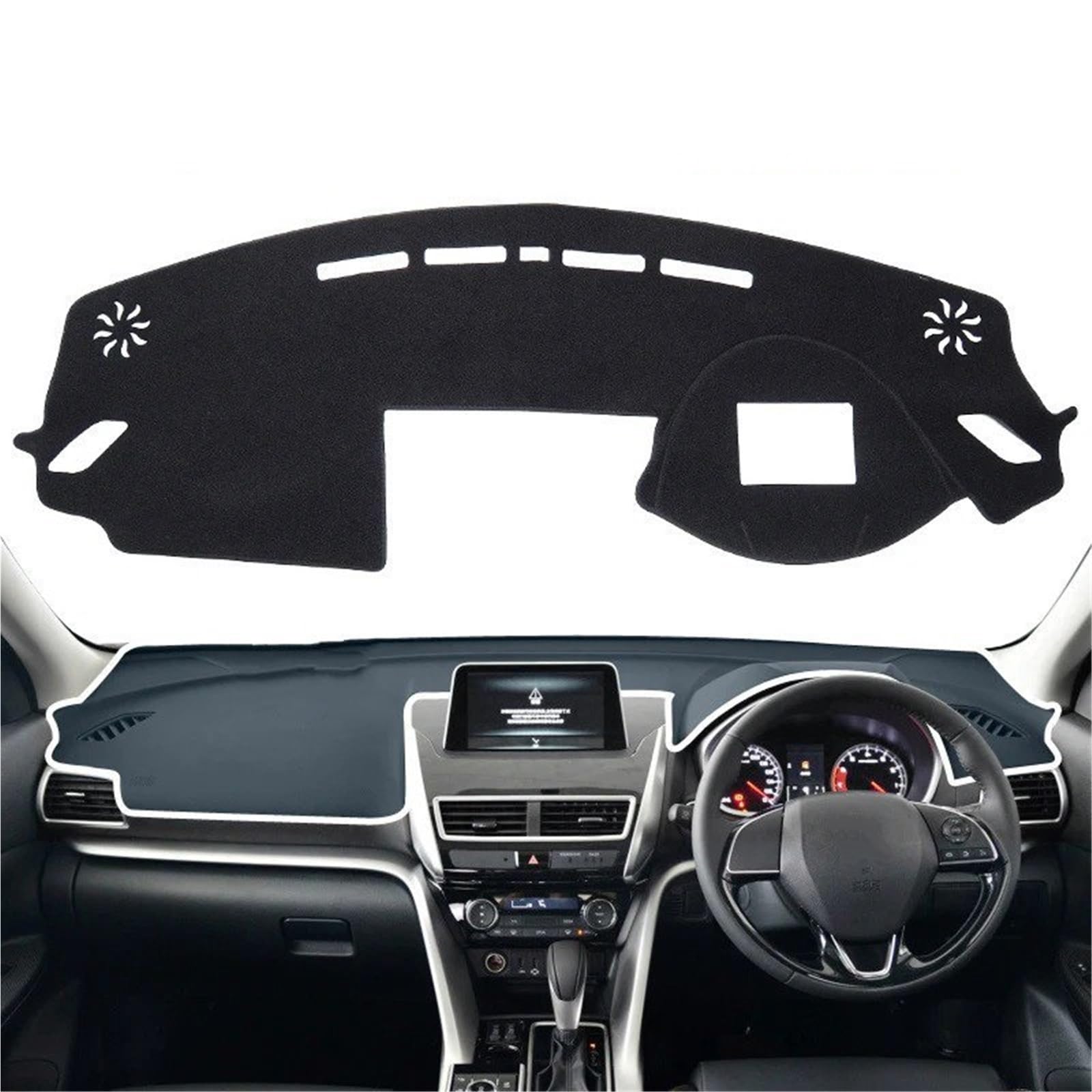 Dashboard Sonnenschirm Matte Für Mitsubishi Für Eclipse Für Cross 2017 2018 2019 2020 2021 2022 2023 Auto Dashboard Mat Dash Mat Dashmat Sonnenschutz Schutz Teppich(RHD HUD) von AVFORA