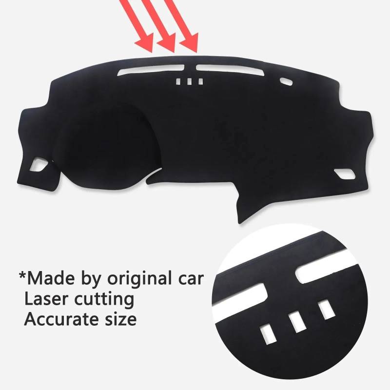 Dashboard Sonnenschirm Matte Für Nissan Für Blatt 2017 2018 2019 2020 2021 2022 2023 Auto Dashboard Pad Sonnenschirm Schutz Teppich Dash Mat Dashmat Abdeckung(Left-Rudder) von AVFORA