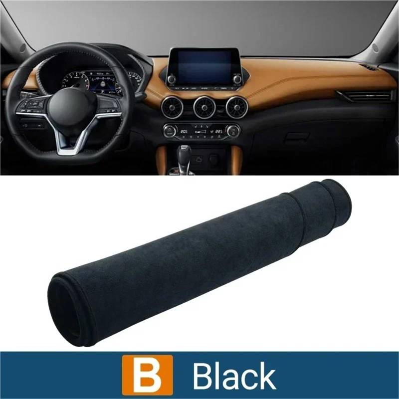Dashboard Sonnenschirm Matte Für Nissan Für Sentra B18 2020 2021 2022 2023 2024 Instrument Schreibtisch Sonnenschutz Matte Dash Rutsch Pad Auto Dashboard Abdeckung(B Black) von AVFORA