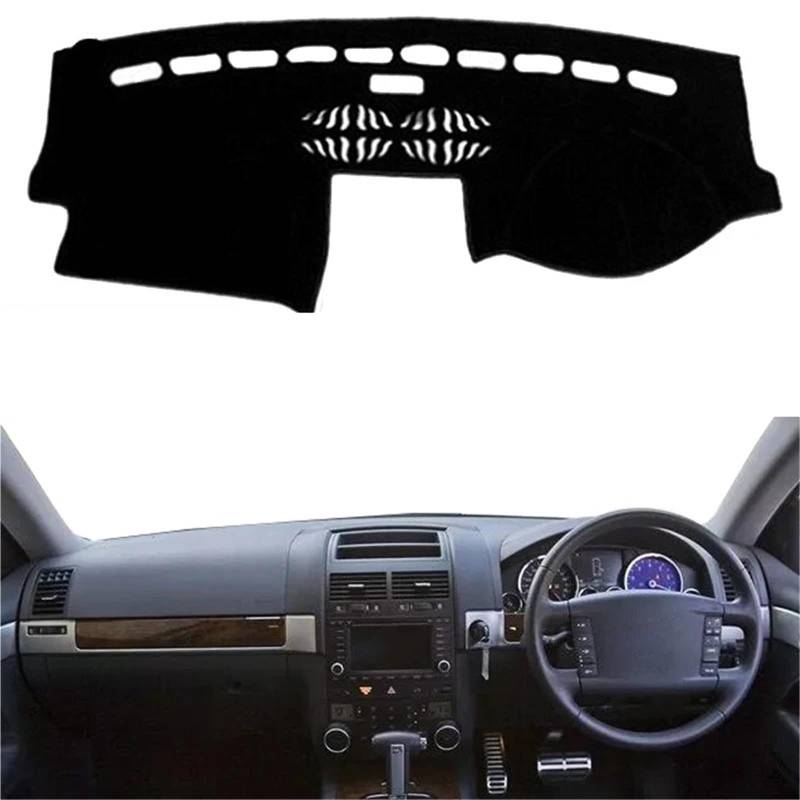 Dashboard Sonnenschirm Matte Für VW Für Touareg 2003 2004 2005 2006 2007 2008 2009 2010 LHD RHD Auto Auto Dashboard Abdeckung Dash Matte Teppich Cape(F) von AVFORA