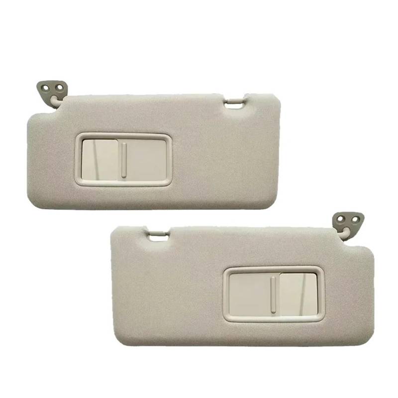 Für Tiida 2005 2006 2007 2008 2009 2010 1/2 Stücke Auto Frontscheibe Sonnenblende Mit Kosmetik Spiegel Auto Sonnenblende(Left and Right) von AVFORA