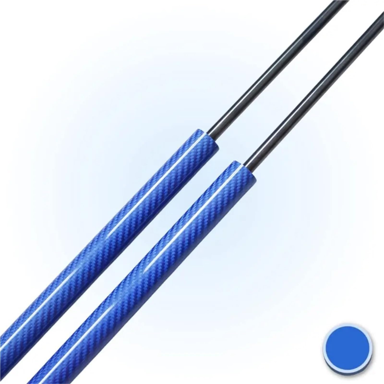 Gasdruckfeder 2 Kofferraumstreben Heckklappe Kofferraum Gasfedern Stoßhebestützen Für Hyundai TERRACAN HP SUV Ohne Spoiler 2001 2002 2003 2004 2005 2006(Blue Carbon Fiber) von AVFORA