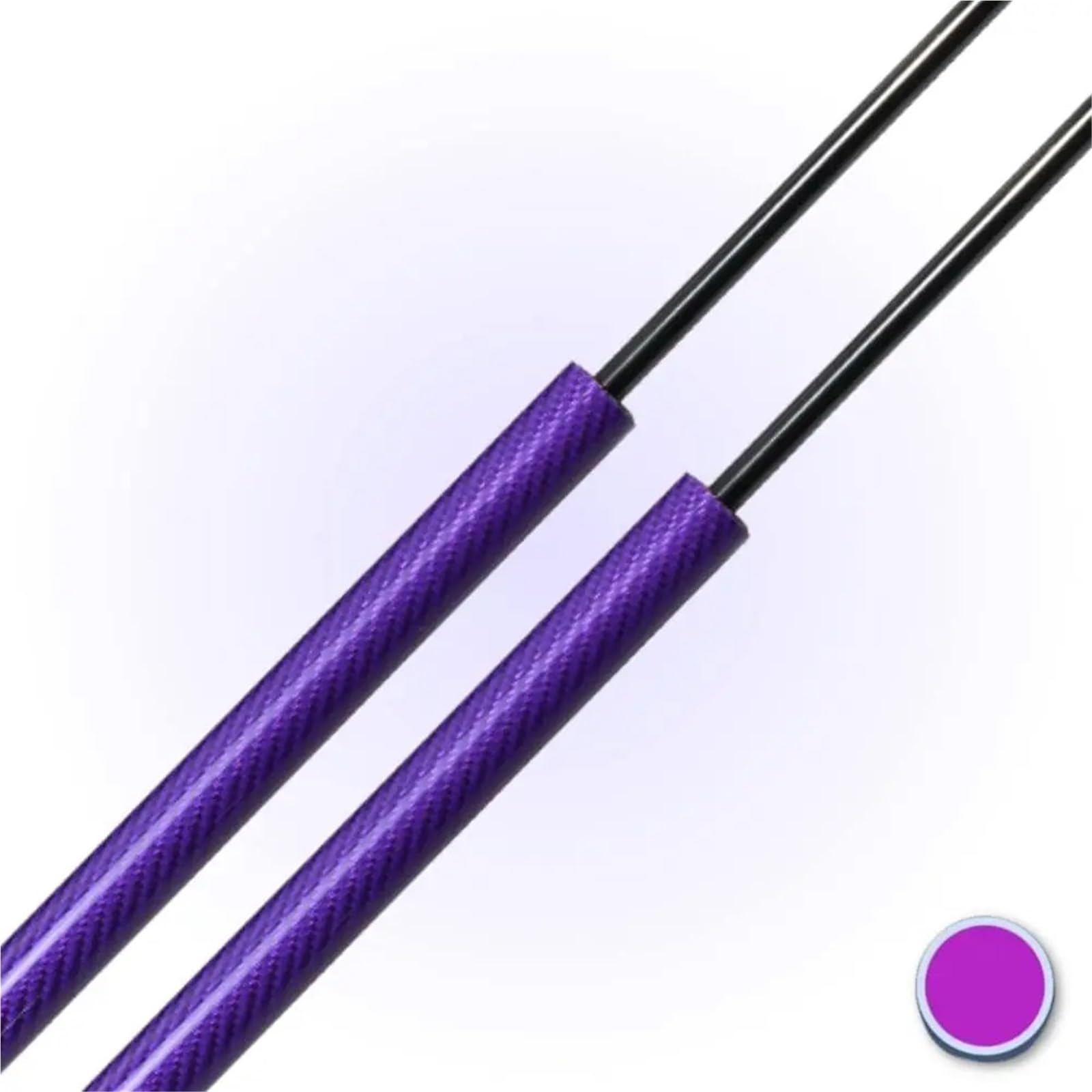 Gasdruckfeder 2 Kofferraumstreben Heckklappe Kofferraum Gasfedern Streben Stoßhebestützen Für Hyundai Terracan HP SUV Mit Spoiler 2001–2006(Purple Carbon Fiber) von AVFORA