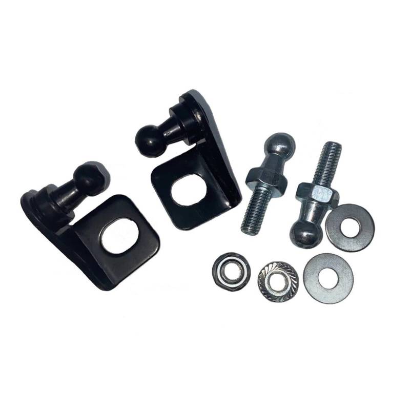 Gasdruckfeder 2 Stücke Universal 10mm Auto Kugelbolzen Montagewinkel Stecker Für Gasfederstreben Lift Unterstützung Schock(A) von AVFORA