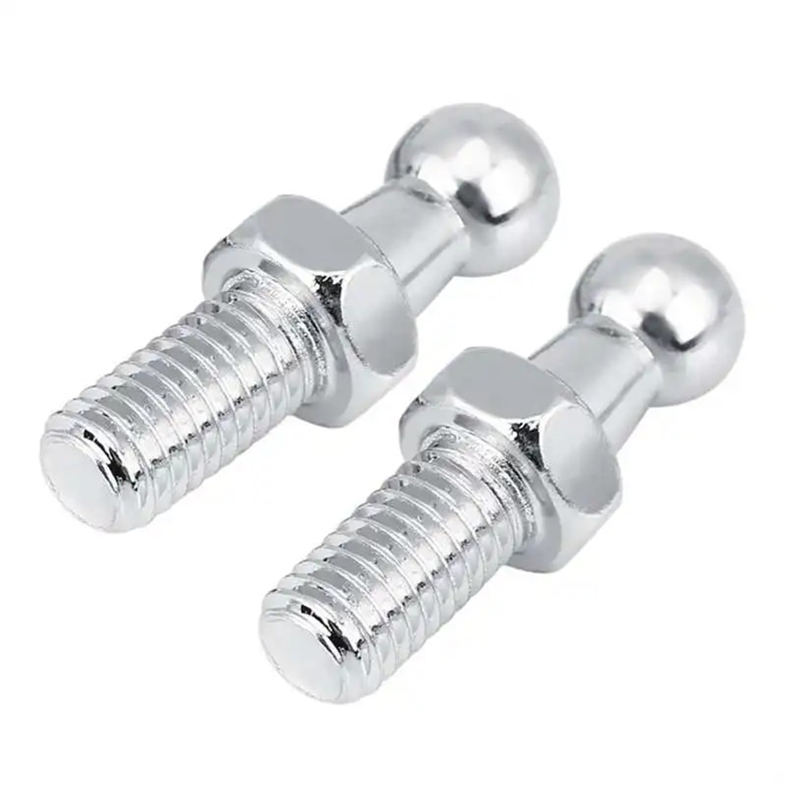 Hydraulische Gasdruckfeder 2 Stück Auto-Eisen-Kugelbolzen M6/M8 Für Gasdruckfedern Mit Kugelkopf Motorhaube(M6) von AVFORA