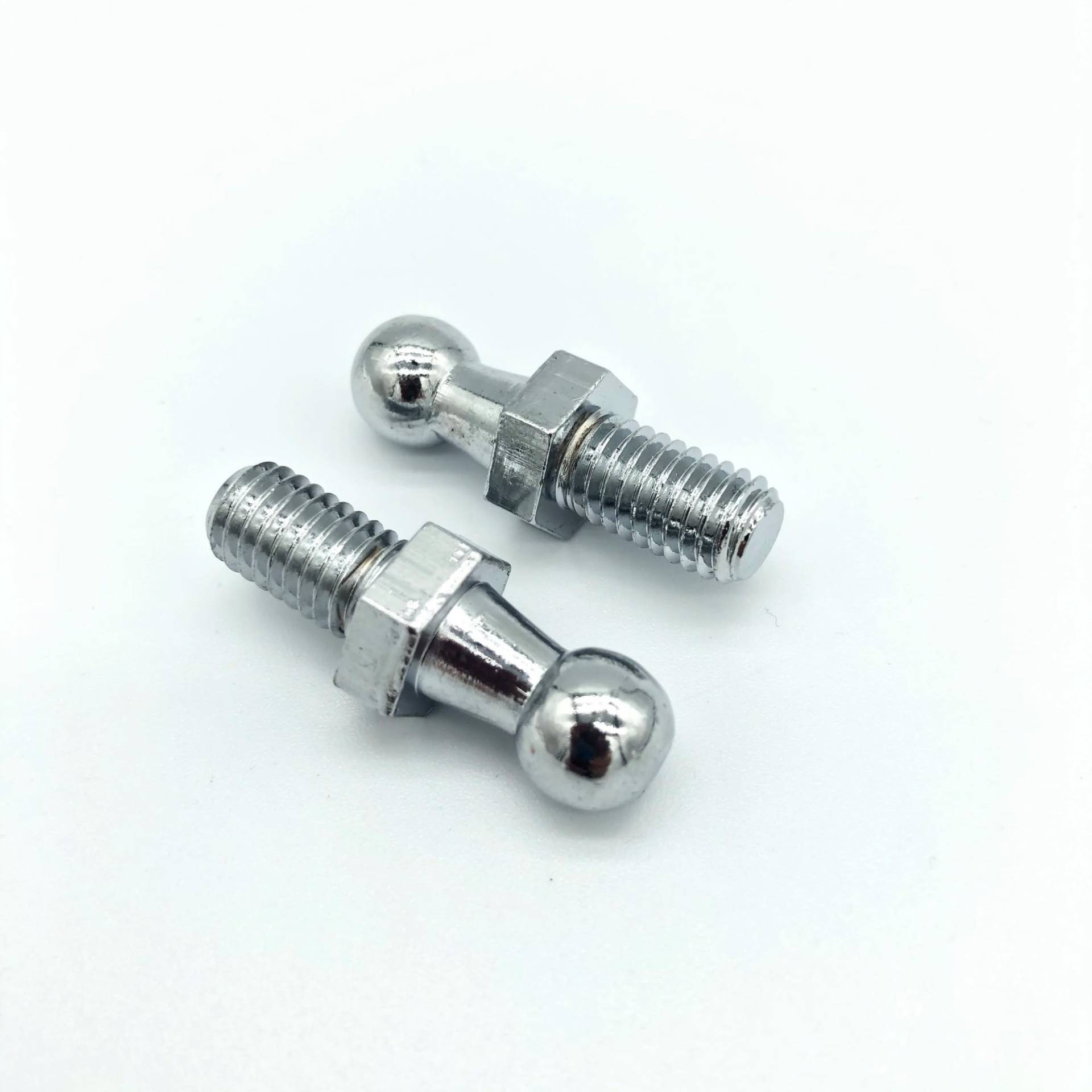 Hydraulische Gasdruckfeder 2X 10mm M8 M6 Universal Kofferraum Motorhaube Gasdruckfeder Endstück Anschluss Kugelumlaufspindel Bolzenstift Mit Dichtungsmutter Für Federhubstützen(Inner M6) von AVFORA