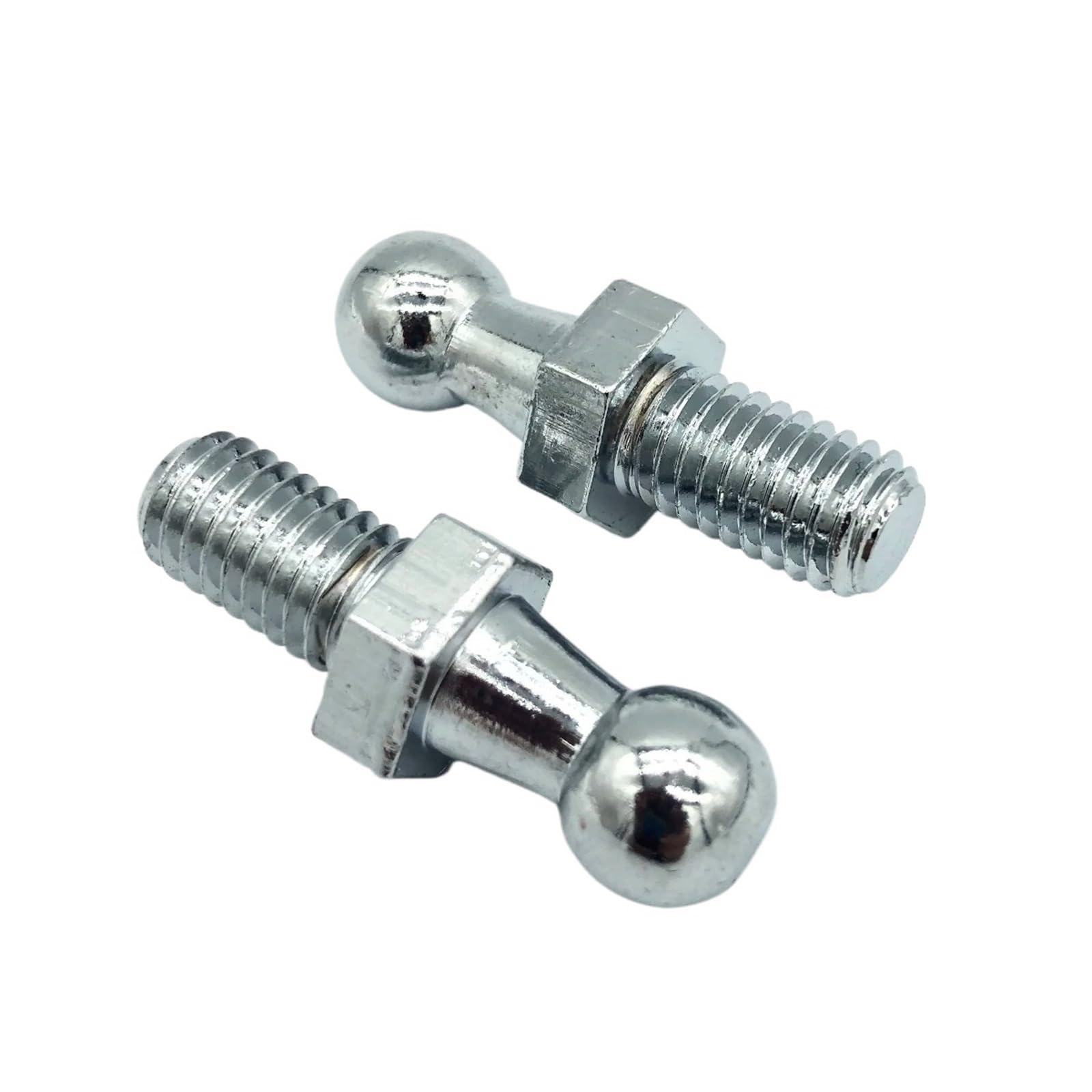 Hydraulische Gasdruckfeder 4 Stücke 10mm M8/M6 Universal Kofferraum Motorhaube Gasdruckfeder Endstück Anschluss Kugelbolzengelenk Ventilschraube(M6) von AVFORA