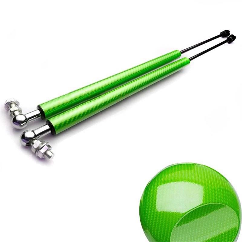 Hydraulische Gasdruckfeder Auto Motorhaube Motor Abdeckung Haube Gas Strut Bars Heber Hydraulische Frühling Schock Halterung Styling Für VW Polo 6R 6C 61 Mk5 2009-2018(Carbon Green) von AVFORA
