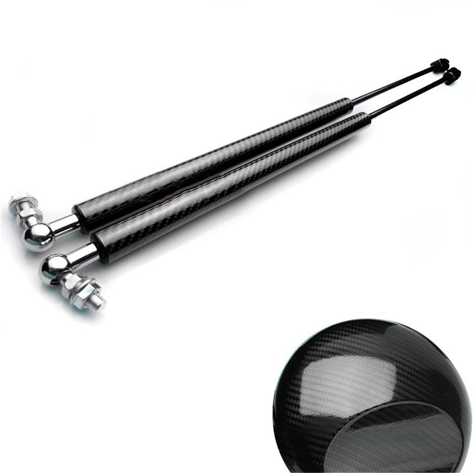 Hydraulische Gasdruckfeder Auto Motorhaube Motor Abdeckung Haube Gas Strut Bars Heber Hydraulische Frühling Schock Halterung Styling Für VW Polo 6R 6C 61 Mk5 2009-2018(Kohlenschwarz) von AVFORA