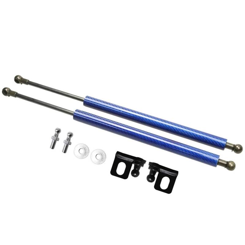 Hydraulische Gasdruckfeder Dämpfer Für Opel Ampera-e 2017-2024 Fronthaube Motorhaube Ändern Gas Streben Lift Unterstützung Stoßdämpfer Prop Stangen(Red Carbon Fiber) von AVFORA