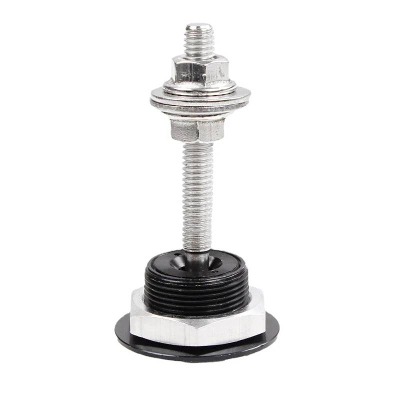 Hydraulische Gasdruckfeder EIN Satz 30 Mm Motorhaubenschloss Mini 22 Schraubknopftyp Automodifikation Motorraum Renndekoration Diebstahlschutz(A- Set-Black) von AVFORA