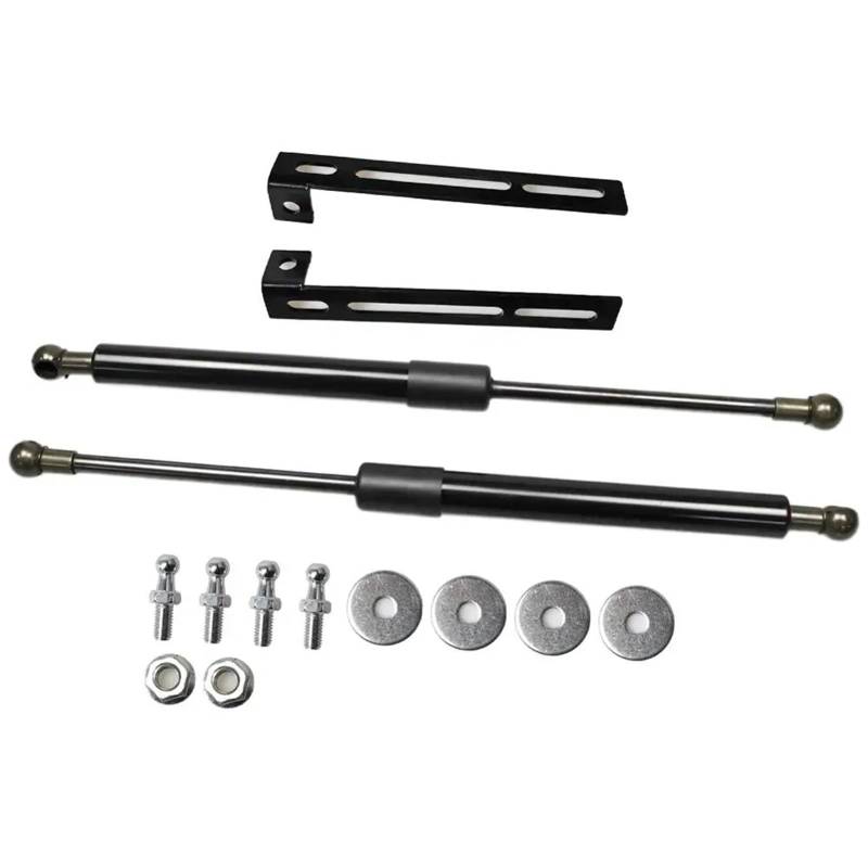 Hydraulische Gasdruckfeder Für Citroen DS3 2009-2016 Gasfeder Vorne Motorhaube Haube Streben Prop Stange Lift Unterstützung Hydraulische Dämpfer Kolben(Normal Black) von AVFORA