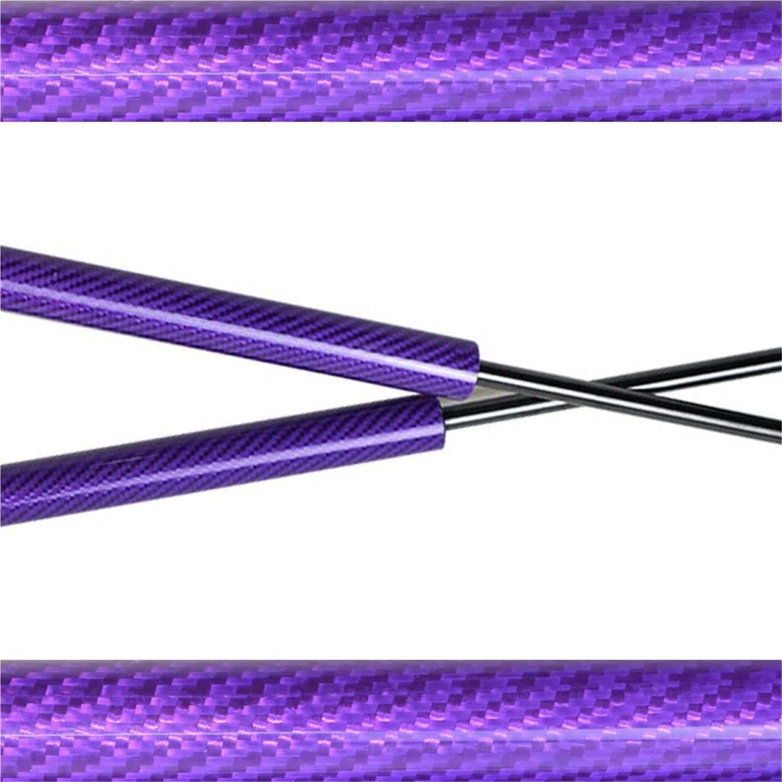 Hydraulische Gasdruckfeder Für Citroen DS3 2009-2016 Gasfeder Vorne Motorhaube Haube Streben Prop Stange Lift Unterstützung Hydraulische Dämpfer Kolben(Purple Carbon Fiber) von AVFORA