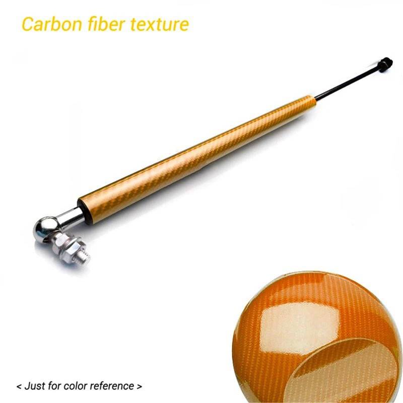 Hydraulische Gasdruckfeder Für Golf 8 MK8 2024 2023 2022 2021 2020 Auto Motorhaube Haube Abdeckung Gas Shock Strut Bars Unterstützung Hydraulische Stange Zubehör(Carbon Orange) von AVFORA