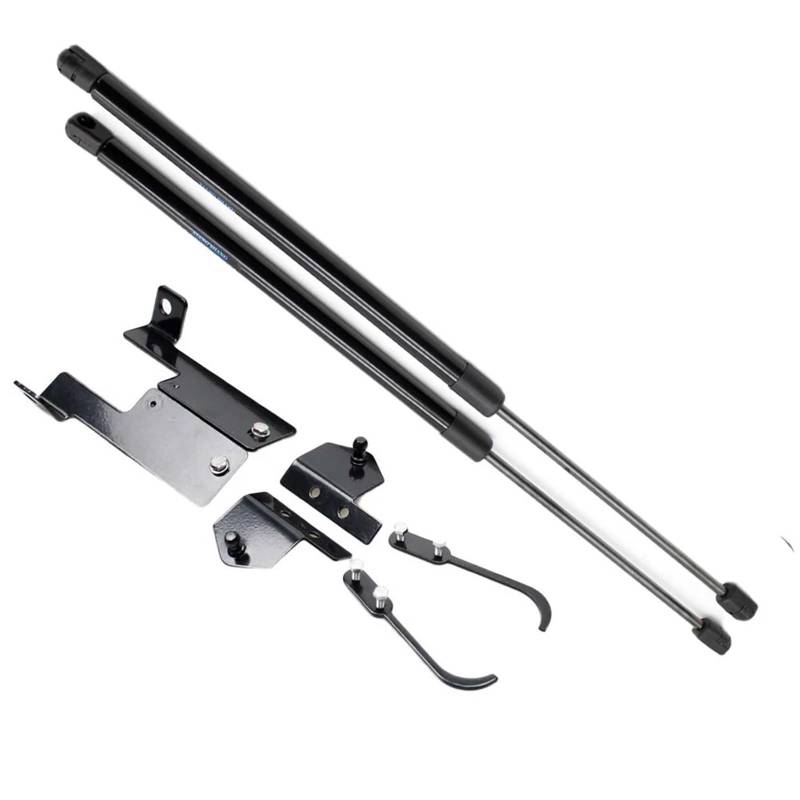 Hydraulische Gasdruckfeder Für Jeep Für Wrangler (JK) 2007-2018 Front Hood Bonnet Ändern Gas Streben Lift Unterstützung Schock Dämpfer Carbon Faser Kolbenstangen Federn von AVFORA