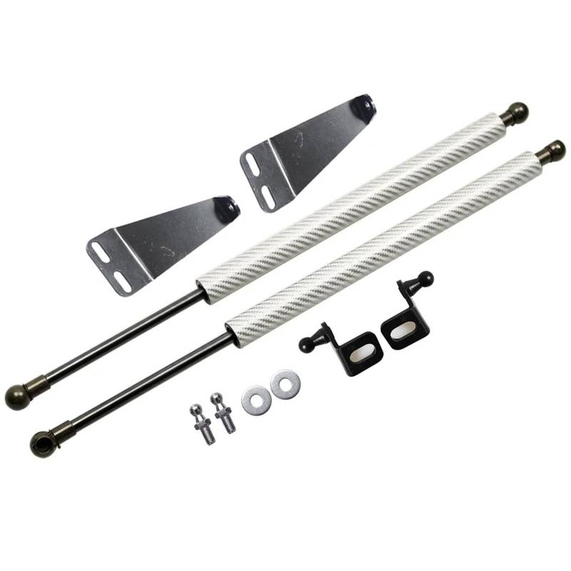 Hydraulische Gasdruckfeder Für Nissan 300ZX Z32 Für Fairlady Z 1989-2000 Vorderen Haube Haube DämpferModify Gas Streben Lift Unterstützung Kolben Stoßdämpfer(Silver Carbon Fiber) von AVFORA